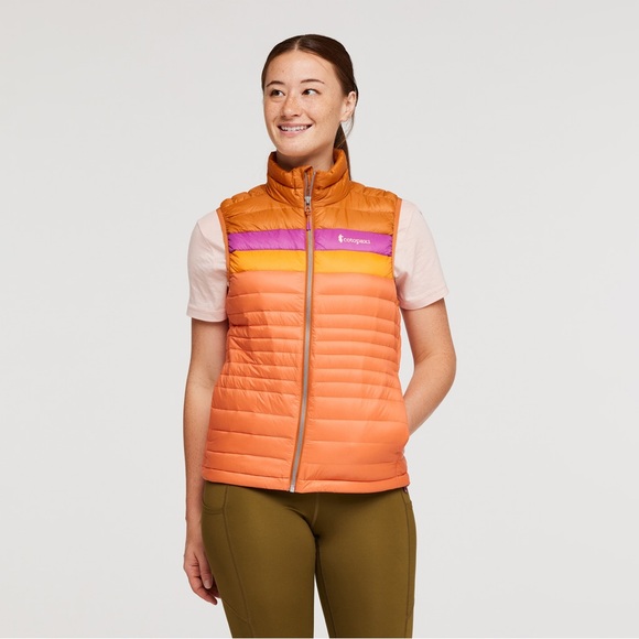 Cotopaxi Fuego Down Vest Insulation: 800-fill Color: Mezcal/Nectar Size:S NWT - Picture 1 of 16